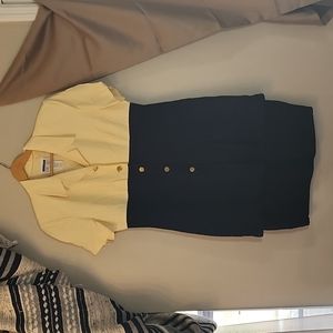 Dani Max Yellow/Black Dress